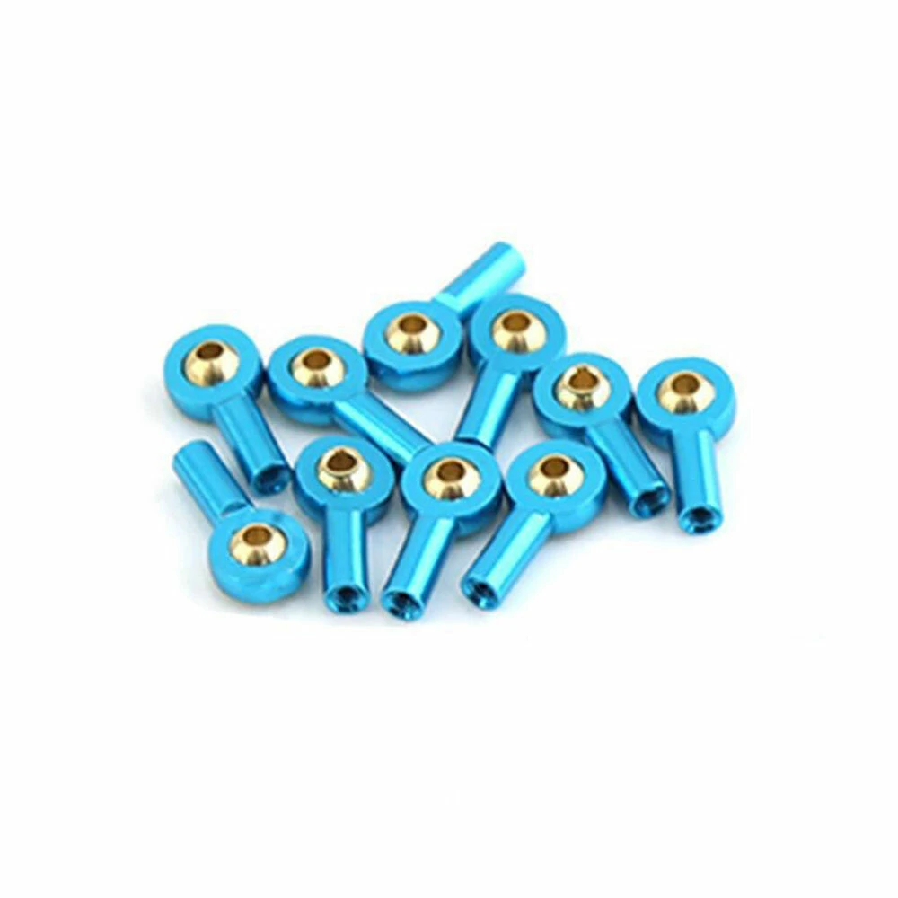 10PCS M2 Ball Joint Metal Universal Joint Ball Head Buckle Steering Pushrod Tie Rod End Mini Connecting Rods for RC Boats — view 5
