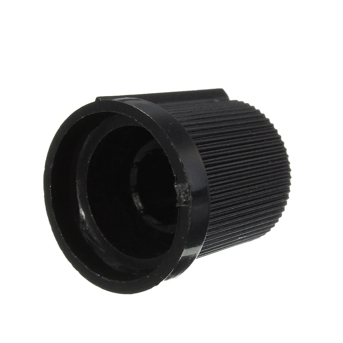 10Pcs Plastic For Rotary Taper Potentiometer Hole 6mm Knob Double Potentiometer Amplifier Plastic Knob 15*17 Switch Cap — view 5