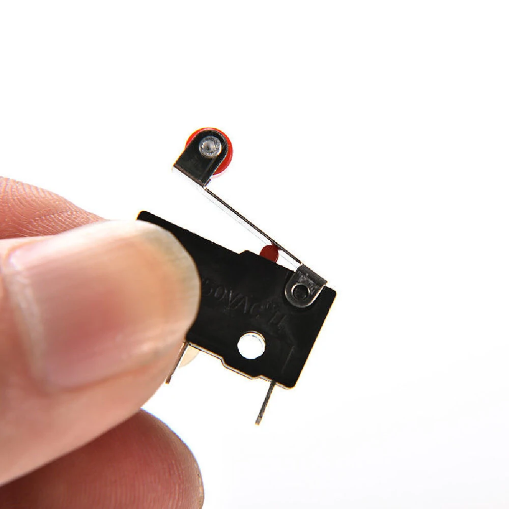 10pcs Roller Lever Arm PCB Terminals Micro Limit Normal Open/Close Switch KW12-3 — view 6