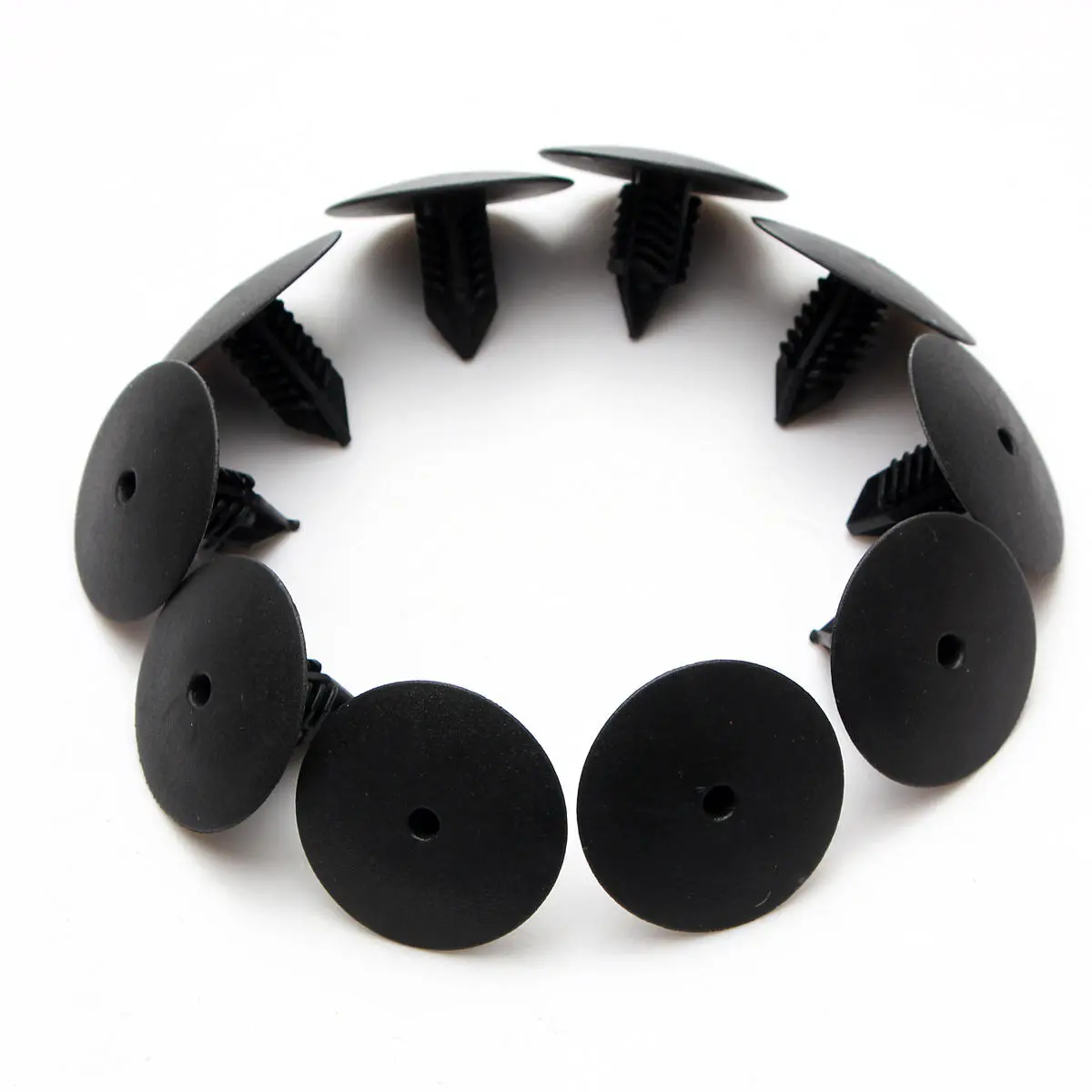 10pcs Wheel Arch Lining Splash Guard Trim Clips For Renault Clio Scenic Megane — image 1