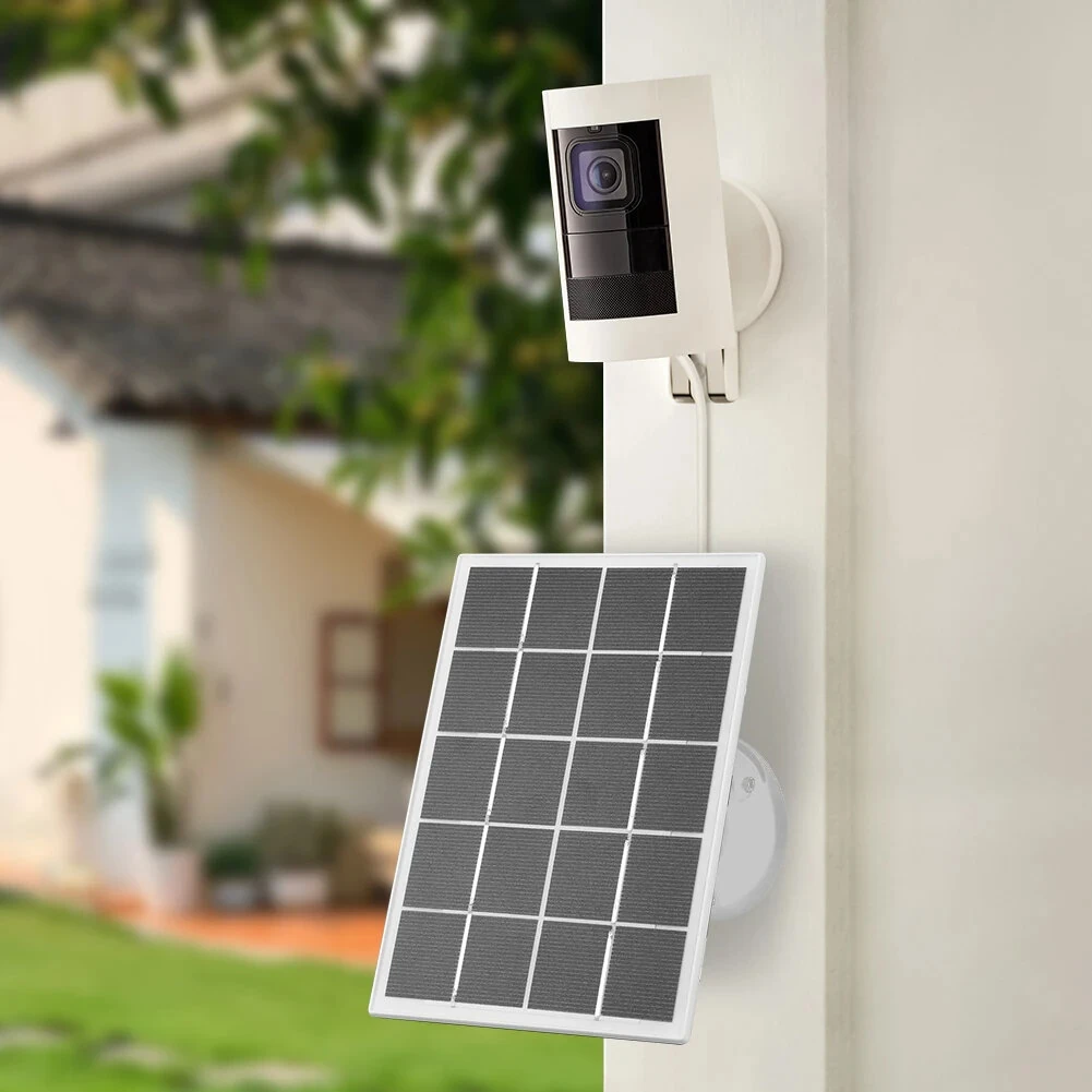 10W Solar Panel Charger Waterproof Solar Panel for Ring Camera 360° Adjustable Wall Mount for Ring Stick Up Cam/Spotlight Cam — view 6