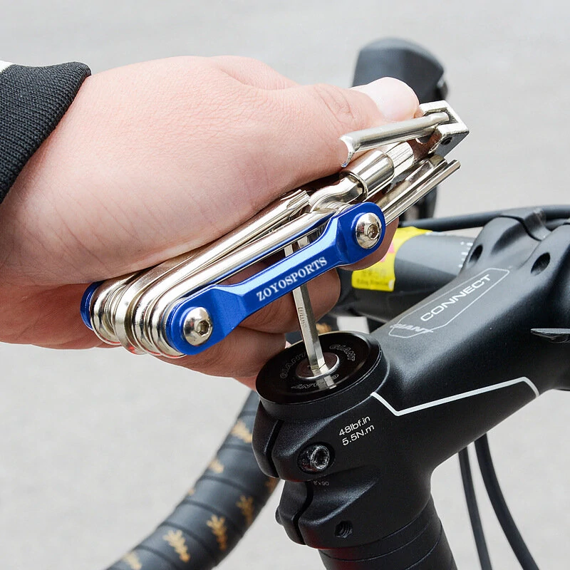 11 In 1 Portable Multifunctional Bike Repair Tool Kit For Outdoor Bicycle Cycling Repair Tool — view 8