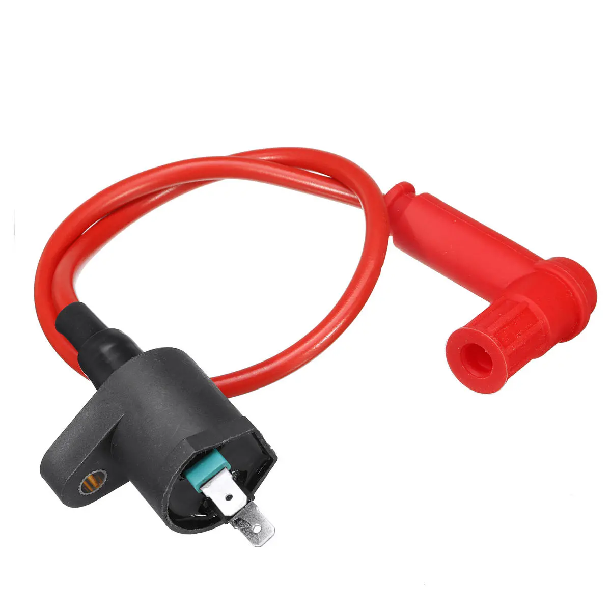 110 125cc 140cc Wiring Loom Ignition Coil CDI Spark Plug Kit Kick Start Dirt Bike Moped Scooter ATV — view 2