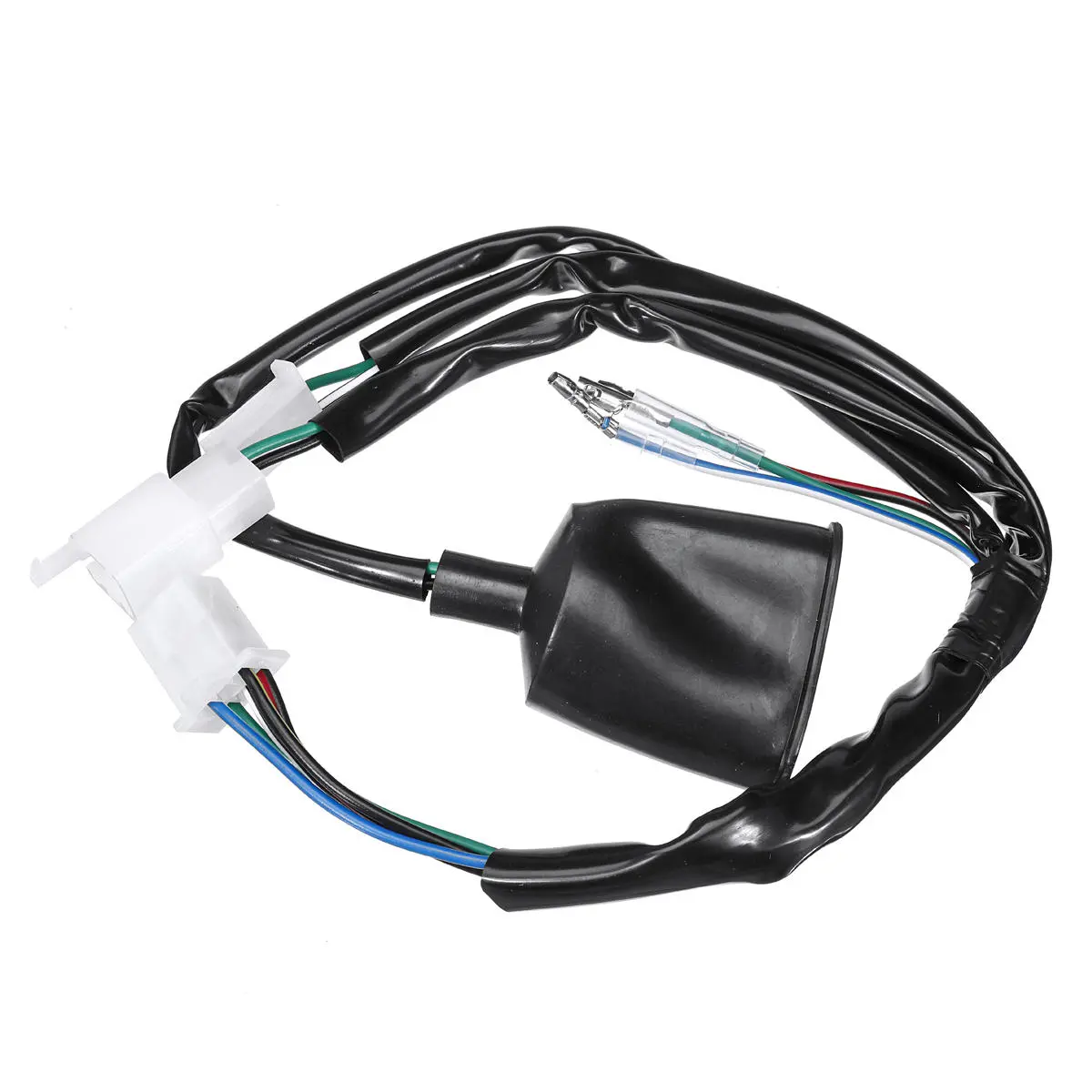 110 125cc 140cc Wiring Loom Ignition Coil CDI Spark Plug Kit Kick Start Dirt Bike Moped Scooter ATV — view 4