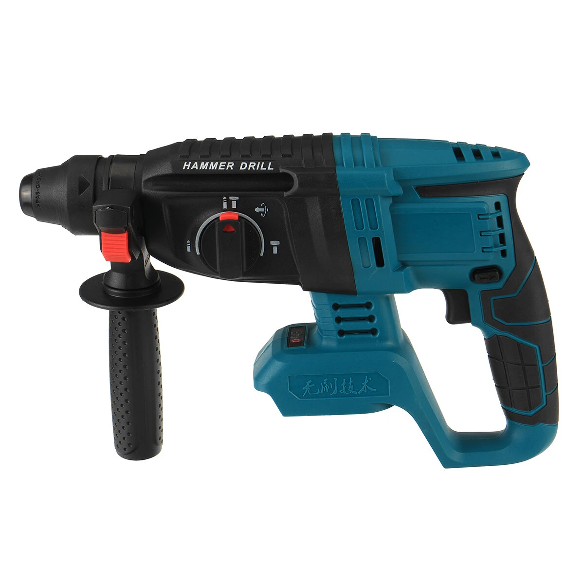 1100W Electric Hammer Cordless Handheld Brushless Impact Hammer Drill For 18V Mak Battery — view 11
