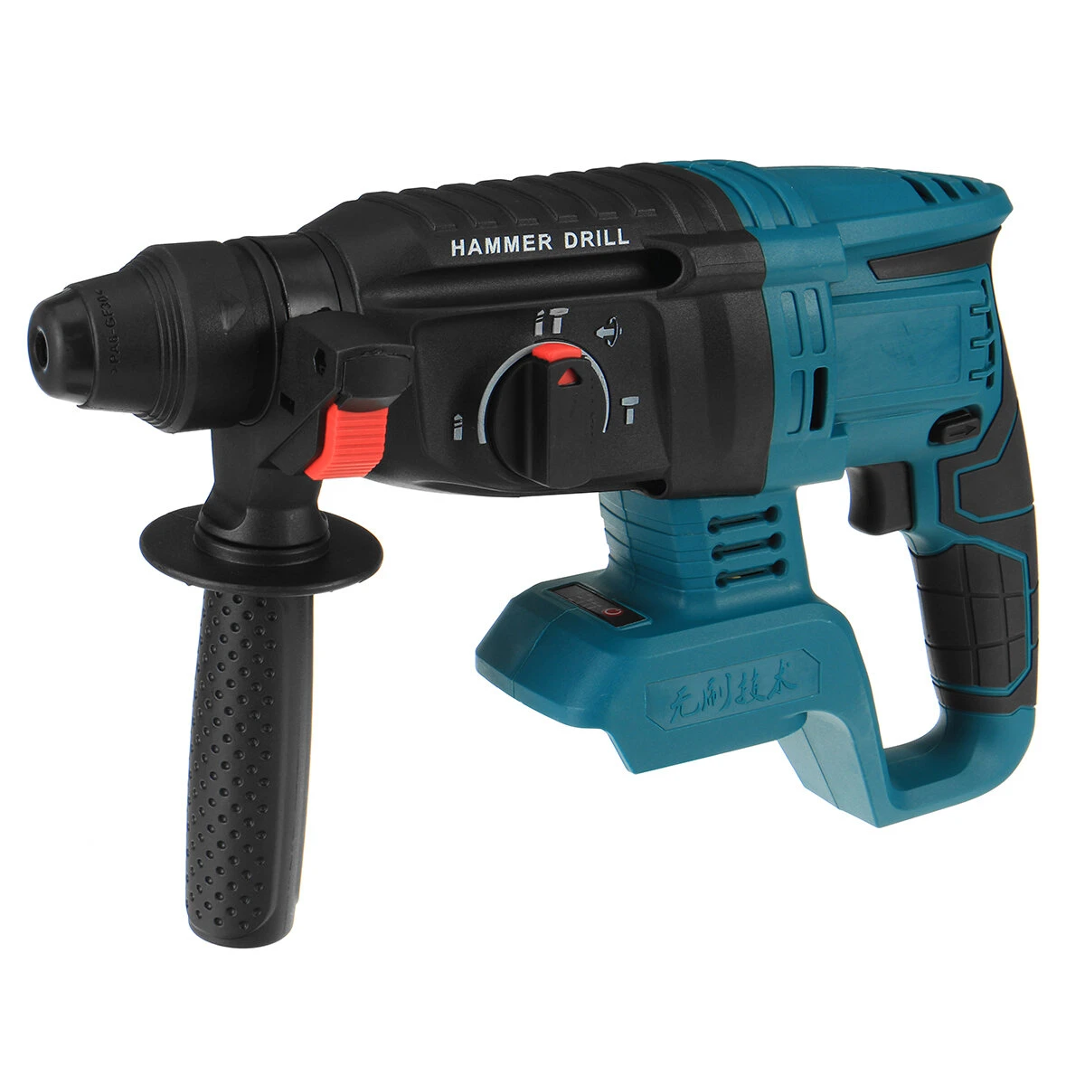 1100W Electric Hammer Cordless Handheld Brushless Impact Hammer Drill For 18V Mak Battery — view 3