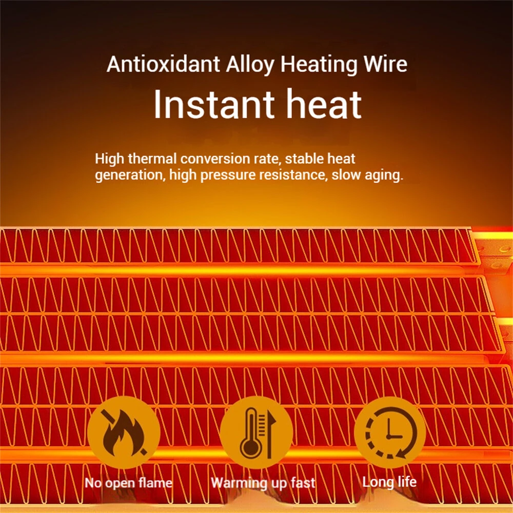 12 / 24V Car Heater BY-1849 Fast Heating Defogging Anti-Frost 360° Adjustable Mini Electric Heater — view 4
