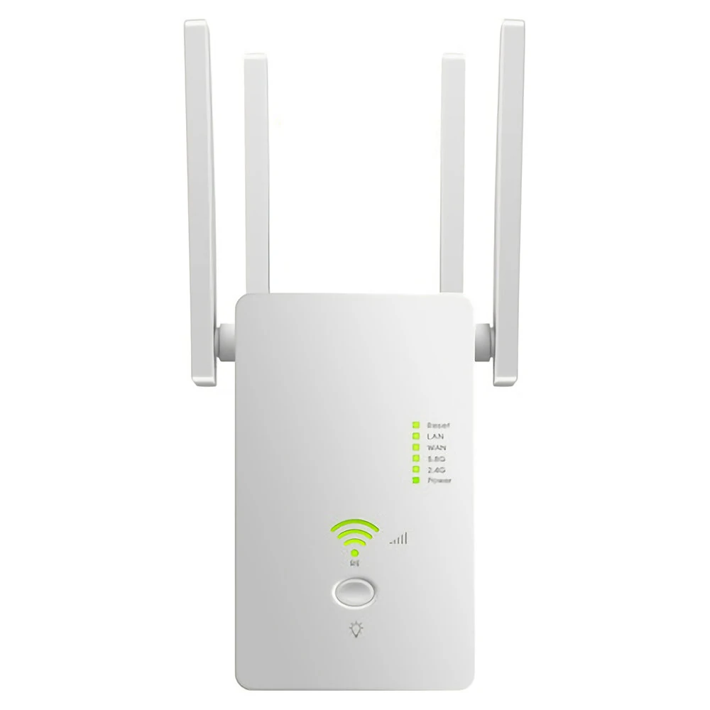 1200M Dual Band Wireless AP Repeater 2.4GHz 5.8GHz Router Range Extender WiFi Amplifier Signal Extend WiFi Booster — Pricio