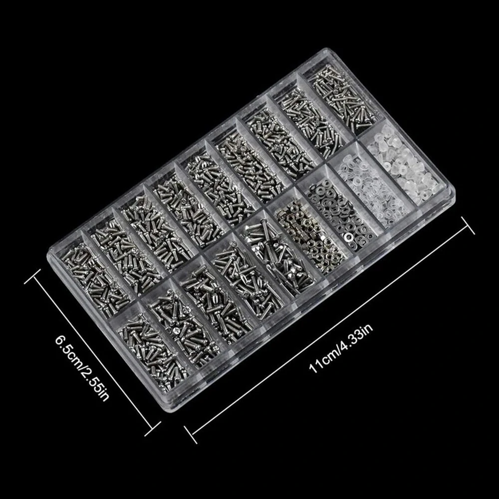 1200PCS Stainless Steel Silver  4-in-1 Multifunctional Screwdriver Tool Set Help You with All Your Micro-Repairs — view 3