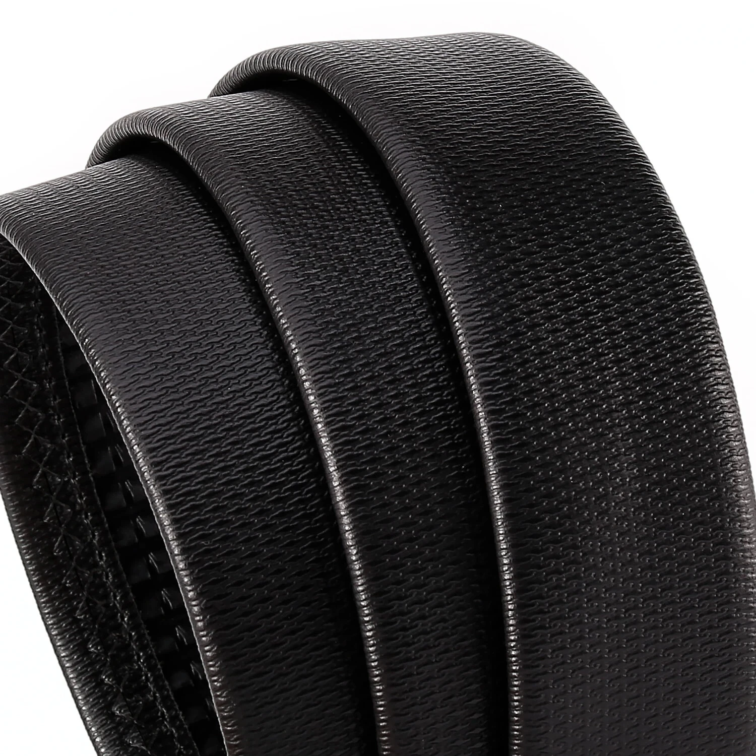 120cm Men's Belt Adjustable Auto Buckle PU Leather Waistband Retro Classic Business Casual Male Pants Belt — view 6