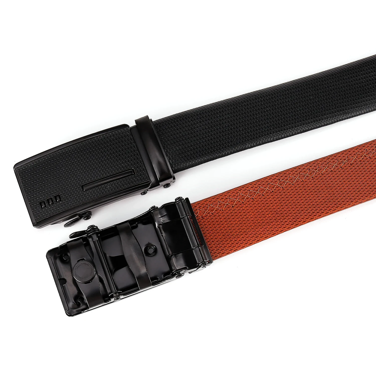 120cm Men's Belt Adjustable Auto Buckle PU Leather Waistband Retro Classic Business Casual Male Pants Belt — view 7