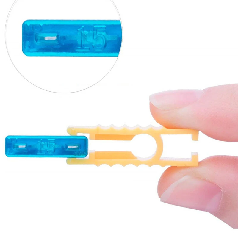 120Pcs Mini Fuse Kit Boxed 2A-35A Car Fuse Zinc Chip Small Fuse — view 4