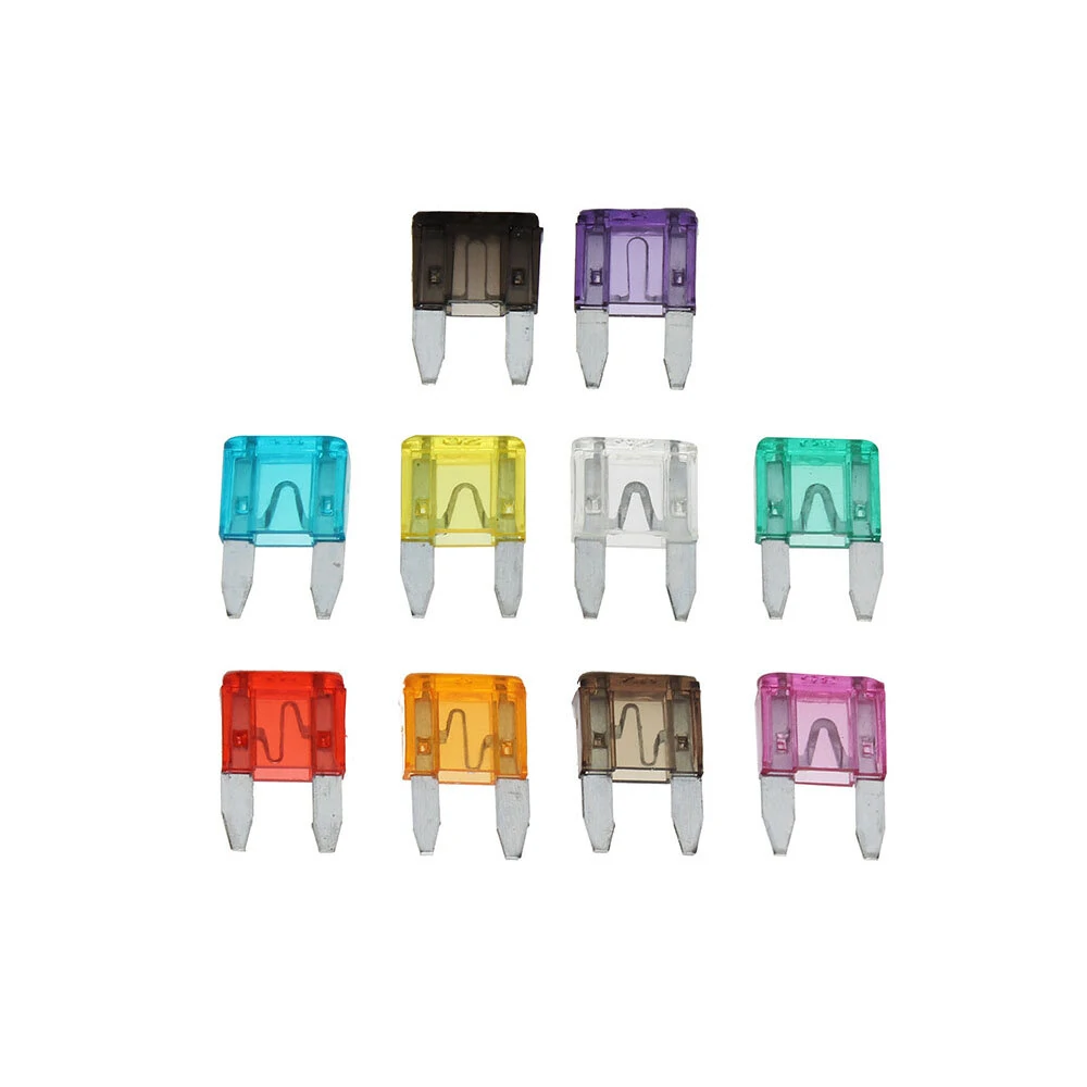 120Pcs Mini Fuse Kit Boxed 2A-35A Car Fuse Zinc Chip Small Fuse — view 5