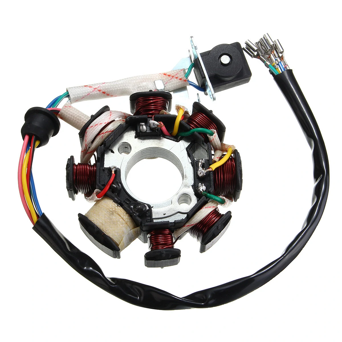 125cc 150cc 200cc 250cc Quad Electric CDI Coil Wire Harness Stator Assembly Wiring Set — view 6