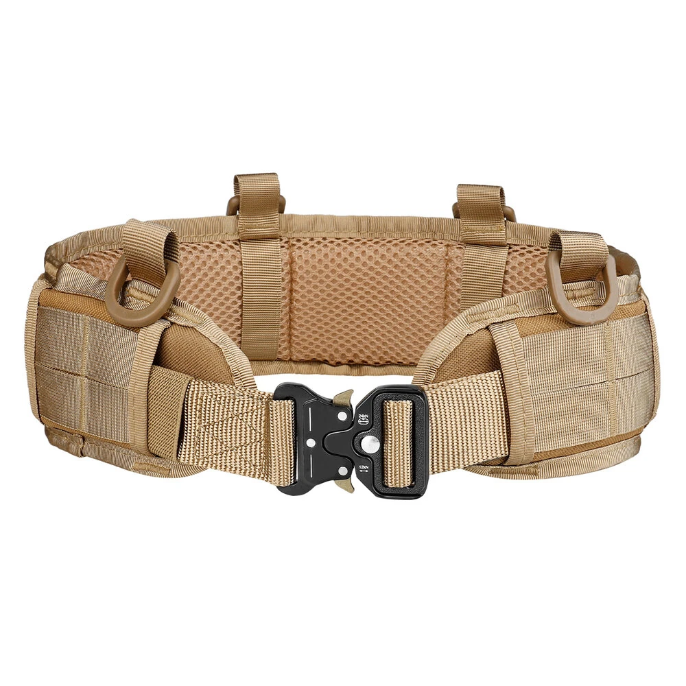 125cm Men's Nylon Tactical Belt Adjustable Suspender Outdoor Training Combat Hunting Waistband Set — view 5
