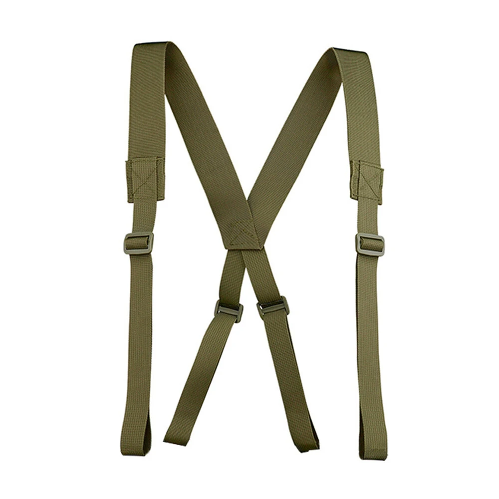 125cm Men's Nylon Tactical Belt Adjustable Suspender Outdoor Training Combat Hunting Waistband Set — view 6
