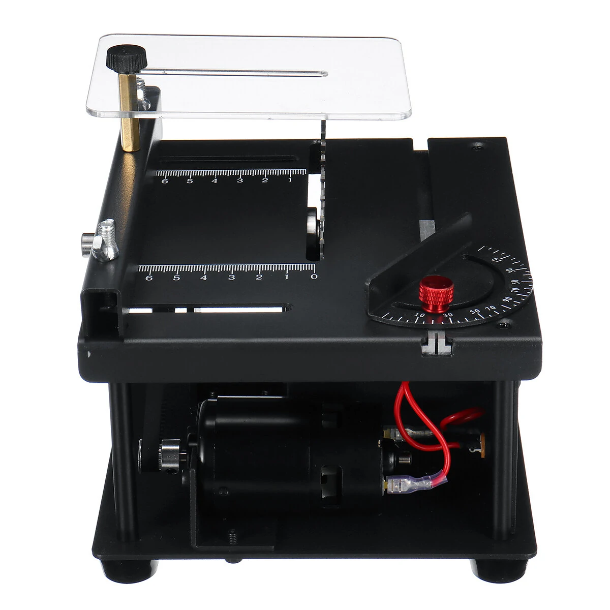 125mm Mini Table Saw 3000RPM Adjustable Flexible 0-90° Angle Cutting Compact Design Suitable for Hardwood and Acrylic Ideal for DIY Woodworking and Model Making — view 2