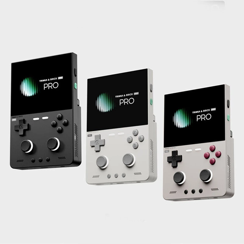[128G] TRIMUI Brick Pro TG4040 14000+ Games Retro Handheld Game Console 3.95-inch IPS Screen 5000mAh Battery Dual Hall Joysticks CNC Metal Body Linux Open Source Emulator Portable Gaming Device — view 4