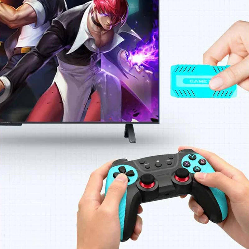 [128G] U36 50000+ Games TV Game Console Quad-core S905 4K HD Game Stick with Dual 2.4G Wireless Controllers Retro Game Player Console — view 4