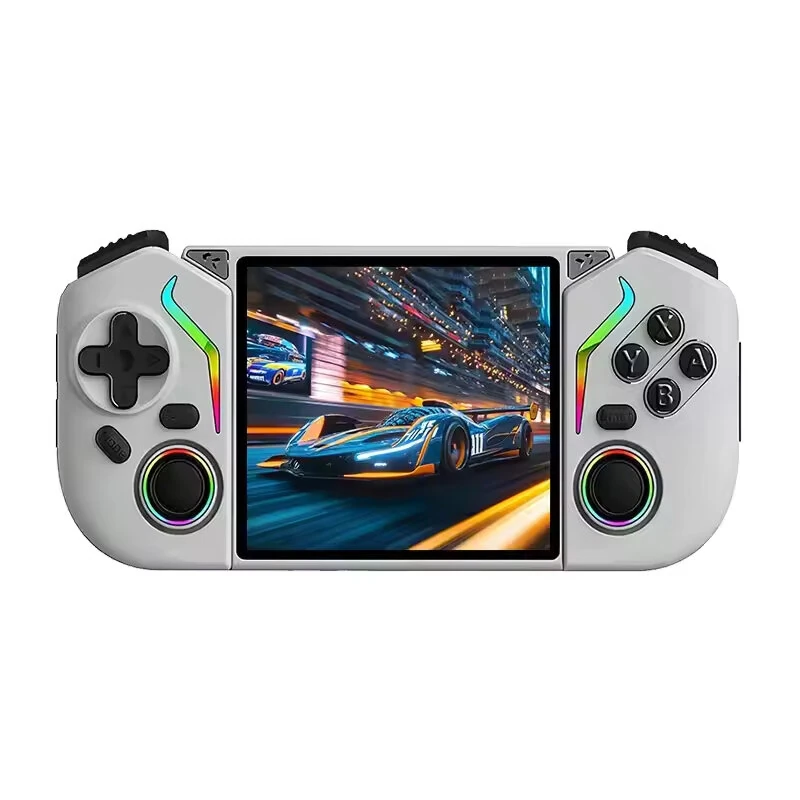 [128G] X95Pro Retro Handheld Game Console Built-in 40000+ Games 3.5-inch IPS Screen Android 9.0 3000mAh Retro Gaming Emulator Portable WiFi Open Source Linux System — view 2