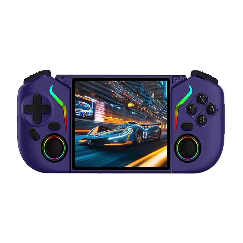 [128G] X95Pro Retro Handheld Game Console Built-in 40000+ Games 3.5-inch IPS Screen Android 9.0 3000mAh Retro Gaming Emulator Portable WiFi Open Source Linux System — view 3