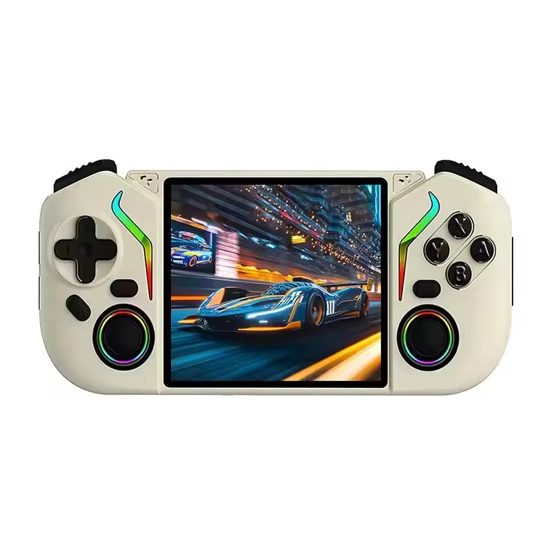 [128G] X95Pro Retro Handheld Game Console Built-in 40000+ Games 3.5-inch IPS Screen Android 9.0 3000mAh Retro Gaming Emulator Portable WiFi Open Source Linux System — view 5