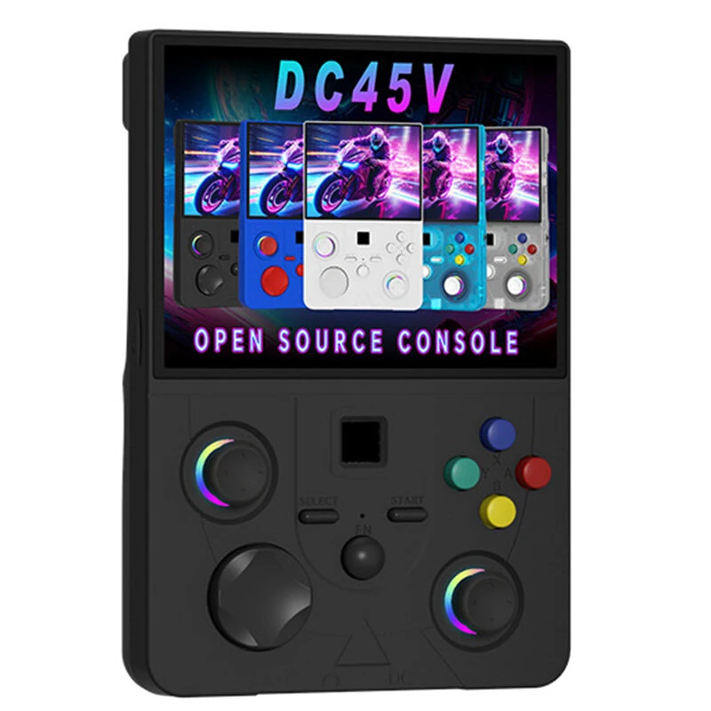 [128GB] DC45V 20000+ Games Open Source Handheld Gaming Console 4.5 Inch IPS Screen RK3326 WiFi 4000mAh Retro Game Player with Vibration RGB Joystick Portable Linux Gaming Device — view 10
