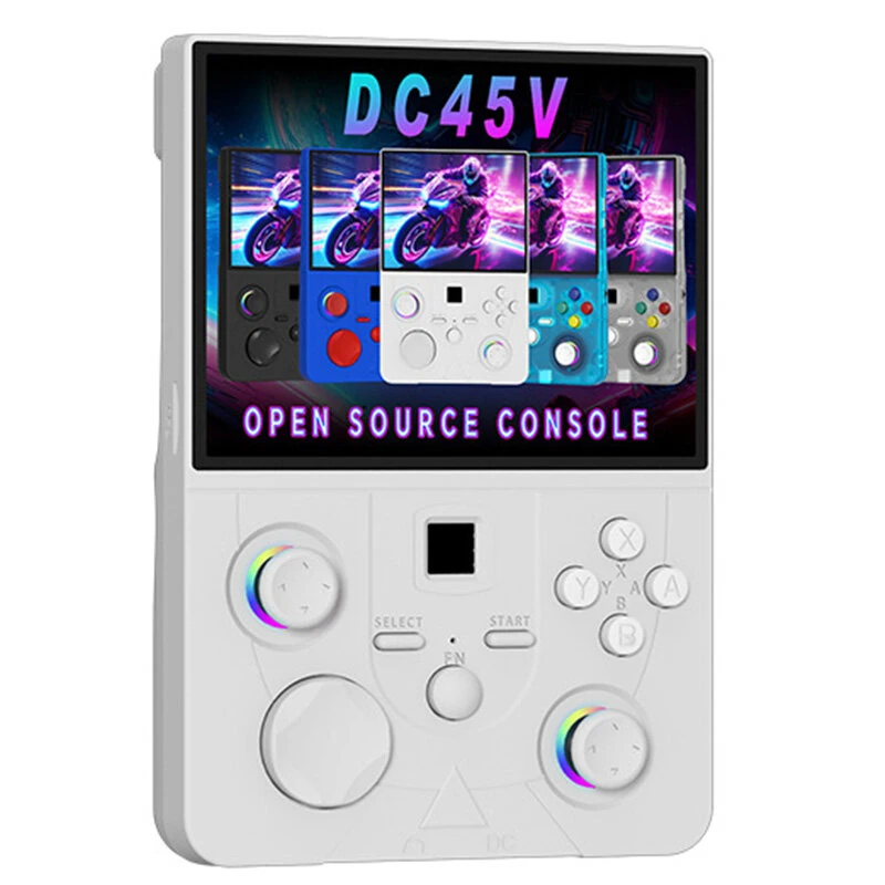[128GB] DC45V 20000+ Games Open Source Handheld Gaming Console 4.5 Inch IPS Screen RK3326 WiFi 4000mAh Retro Game Player with Vibration RGB Joystick Portable Linux Gaming Device — view 2