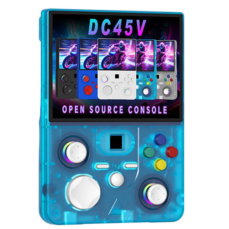 [128GB] DC45V 20000+ Games Open Source Handheld Gaming Console 4.5 Inch IPS Screen RK3326 WiFi 4000mAh Retro Game Player with Vibration RGB Joystick Portable Linux Gaming Device — view 3