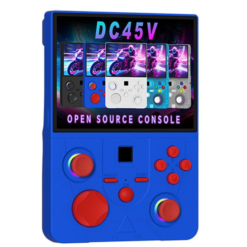[128GB] DC45V 20000+ Games Open Source Handheld Gaming Console 4.5 Inch IPS Screen RK3326 WiFi 4000mAh Retro Game Player with Vibration RGB Joystick Portable Linux Gaming Device — view 5