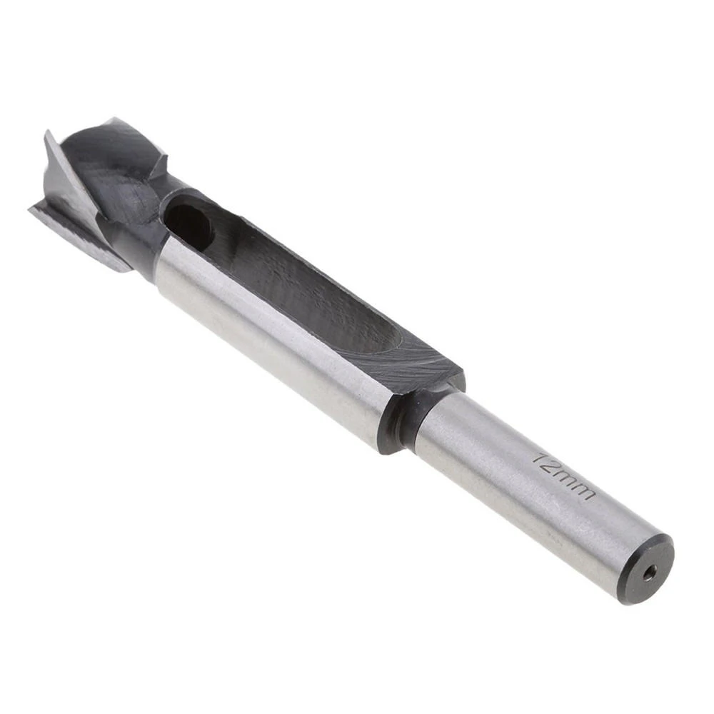 12mm Woodworking Drill Bit 13mm Shank Carbon Steel Tapered Snug Plug Cutter — image 1