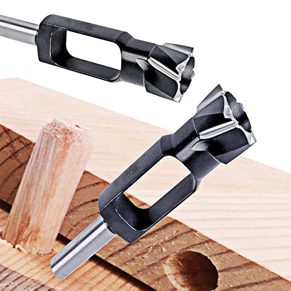 12mm Woodworking Drill Bit 13mm Shank Carbon Steel Tapered Snug Plug Cutter — view 2