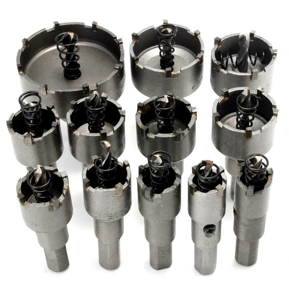 12pcs 15mm-50mm Hole Saw Cutters Kit Drill Bit Set
