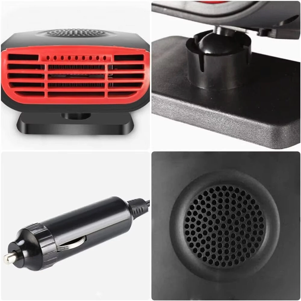 12V 150W Portable Car Heater Cooling Heating Defrost Defog Aromatherapy Function 180 Degree Rotation Fast Heat for Sedan SUV Truck Van MPV Mini Car — view 5