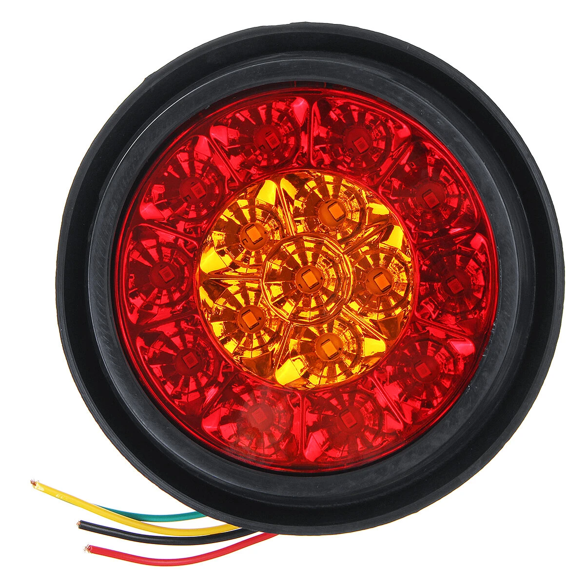 12V 16LED Turn Signal Light Brake Stop Tail Lamp Round For Truck Trailer Lorry — Pricio