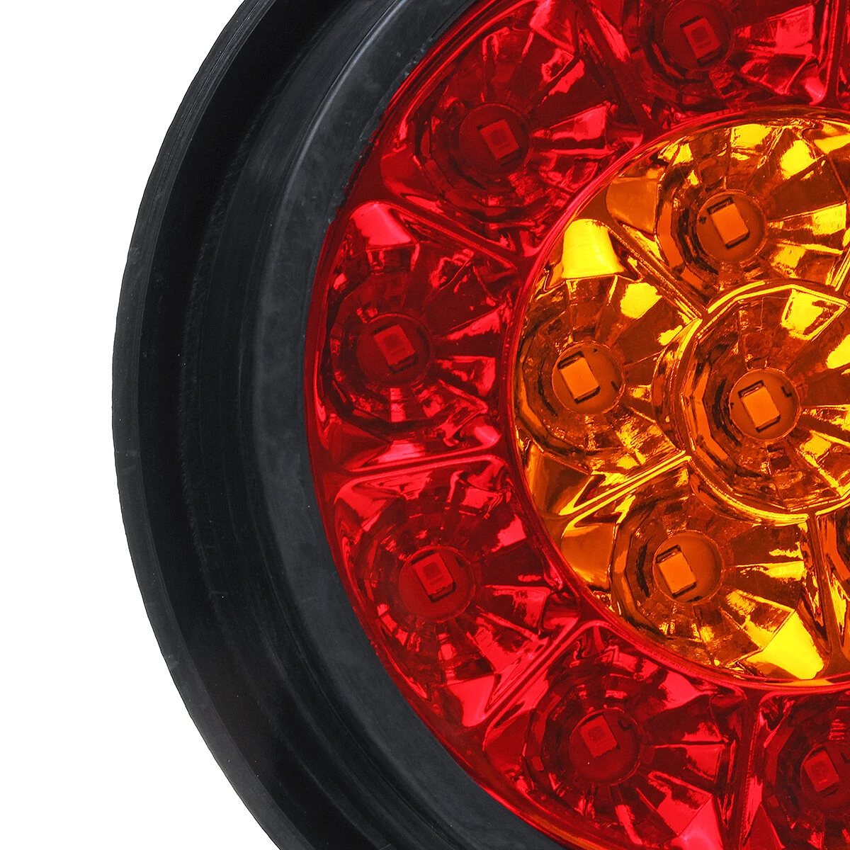 12V 16LED Turn Signal Light Brake Stop Tail Lamp Round For Truck Trailer Lorry — view 7