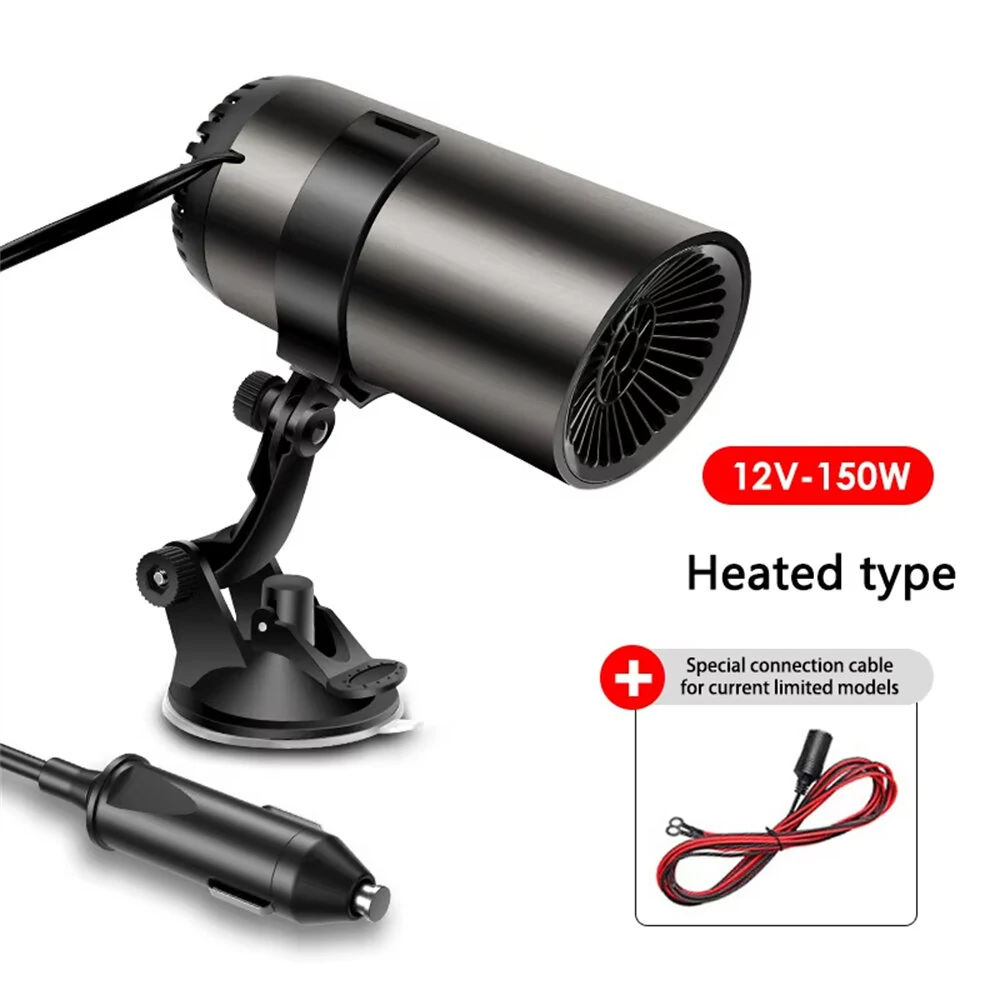 12V / 24V 150W Car Heater portable Electric Heating Fan Automatic Windshield Dryer Defogging Demister Defroster — view 9