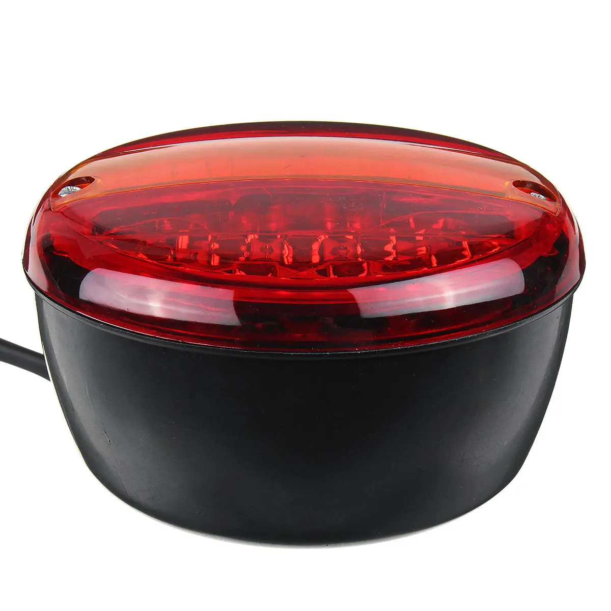 12V/24V 20LED Hamburger Rear Tail Stop Indicator Lights Round For Trailer Truck — view 5