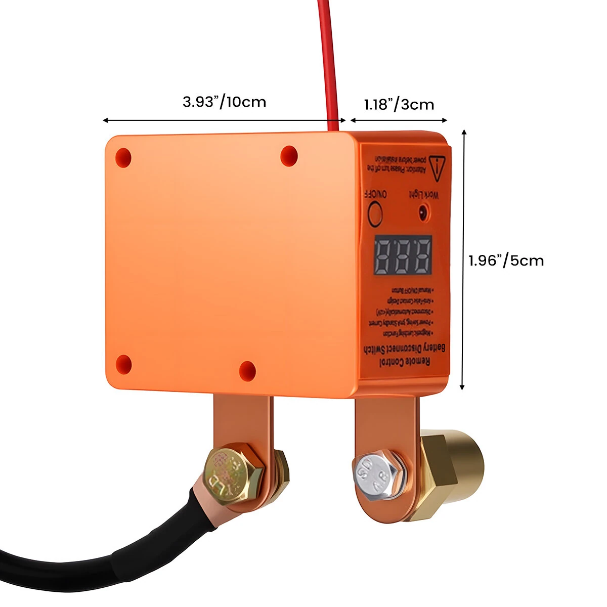 12V 24V 240A Wireless Remote Battery Disconnect Switch Automatic Cut-Off Low Power Consumption LED Voltage Display Manual Control Car Battery Isolator Anti Short Circuit Protection — view 7