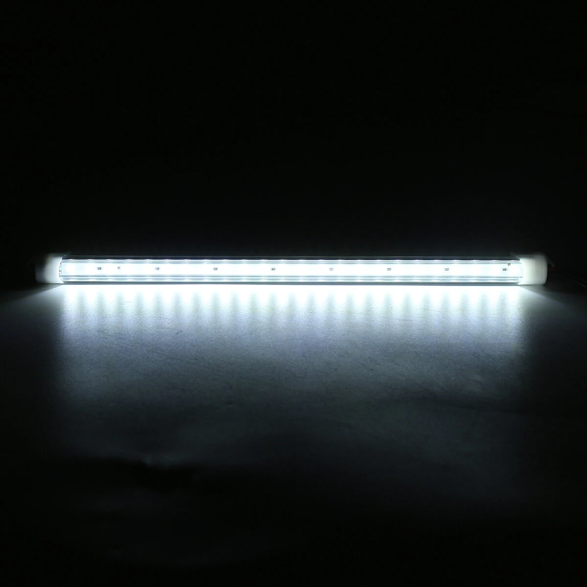 12V/24V 30cm 24LED 5W Car Interior Light Strip Bar with ON/OFF Switch for Van Bus Caravan Truck — view 6