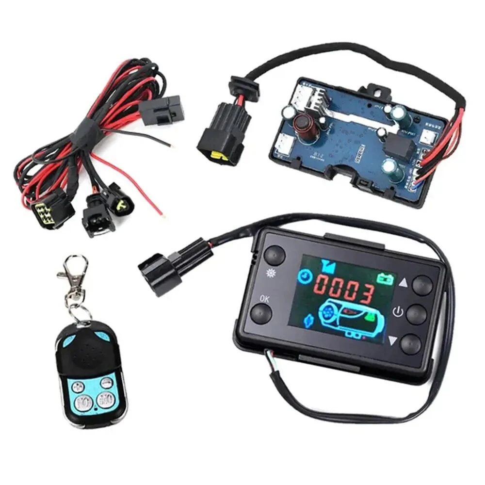 12V 24V Air Diesels Air Heater LCD Monitor Switch Control Board Motherboard with Remote Control For Car Parking Heater Control — image 1