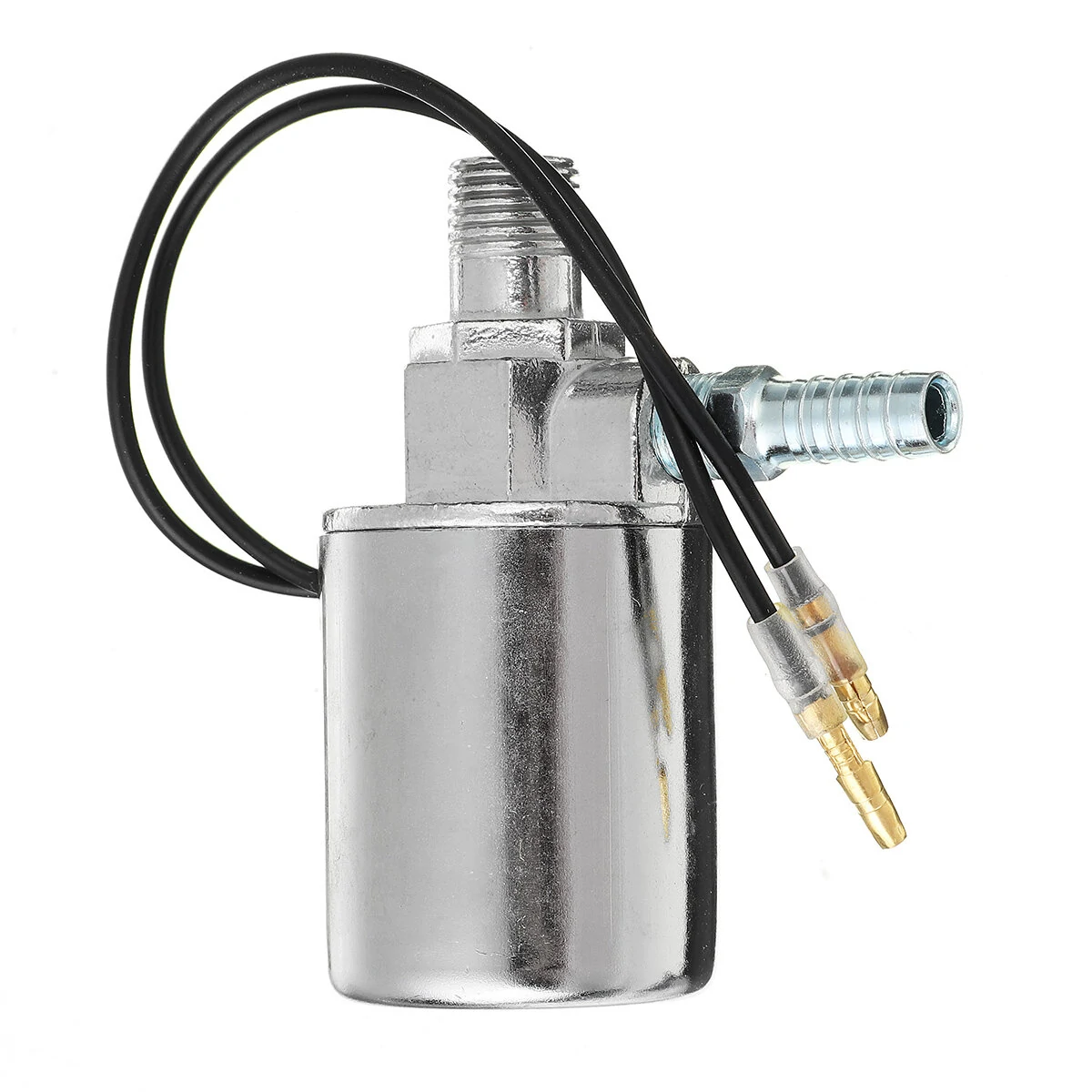 12V 24V Air Horn Train Truck Electric Solenoid Valve Heavy Duty 1/4'' Chrome — view 2