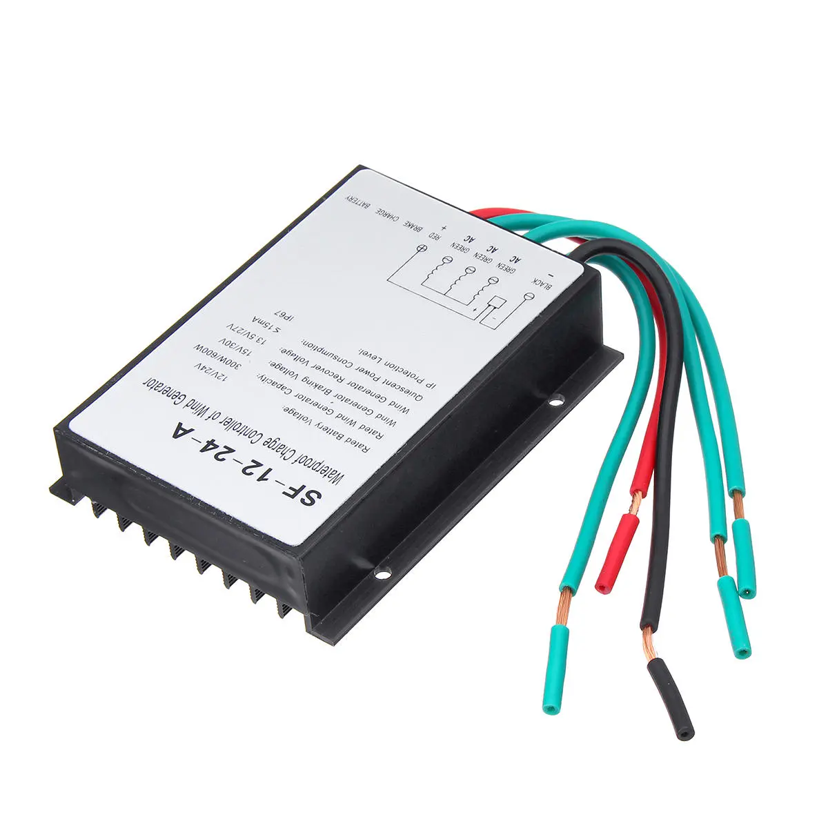 12V/24V Wind Generator Charge Controller 300W/600W Waterproof Wind And Light Hybrid Controller — view 7