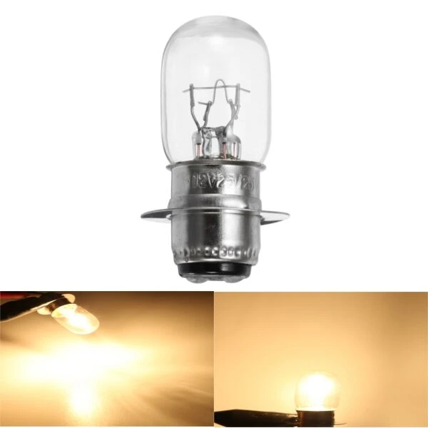 12V 25/25W Motorcycle Quad Headlight Projector Front Lamp Bulb T19 P15D-25-1 — Pricio
