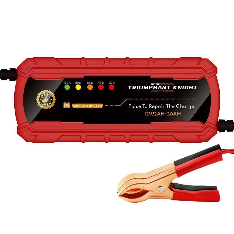 12V 2A Motorcycle Battery Charger Fully Intelligent Led Digital Display Pulse Repair Function — Pricio