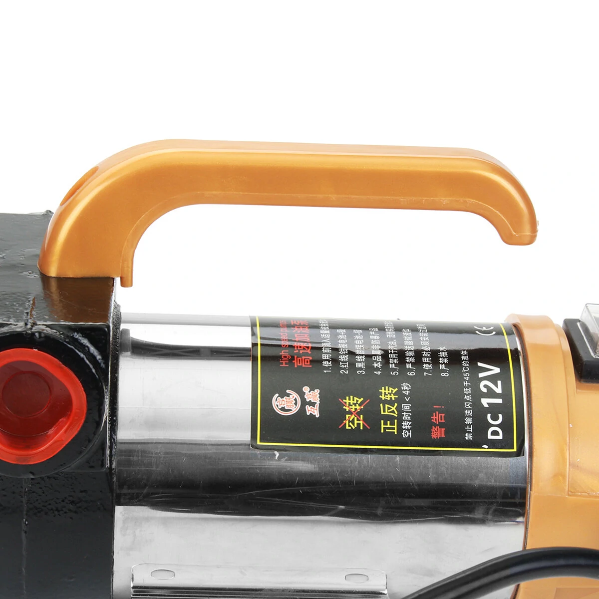 12V 300W Portable Diesel Fuel Oil Transfer Pump Self Priming Oil Pump 50L/Min — view 7