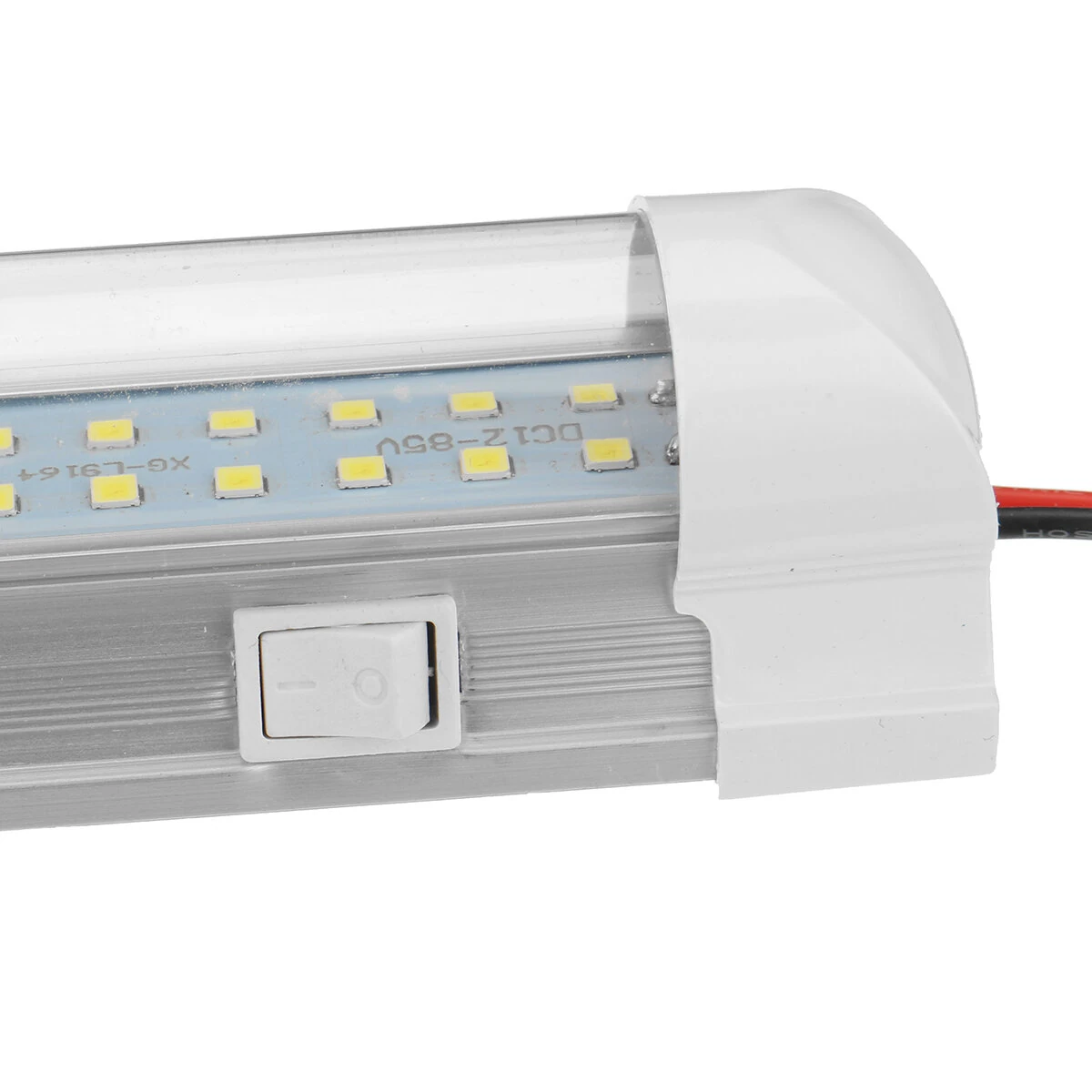 12V-85V 72 LED Car Interior Light Strip Bar Van Bus Caravan Truck ON/OFF Switch — view 8