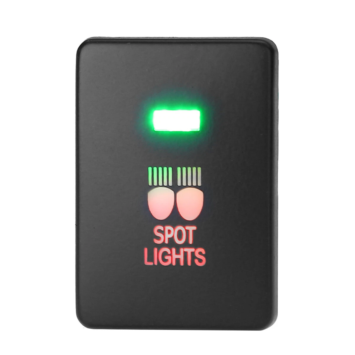 12V Car Light Push Button Rear Fog Spot LED Light Bar On/Off Switch for Mitsubis — view 2
