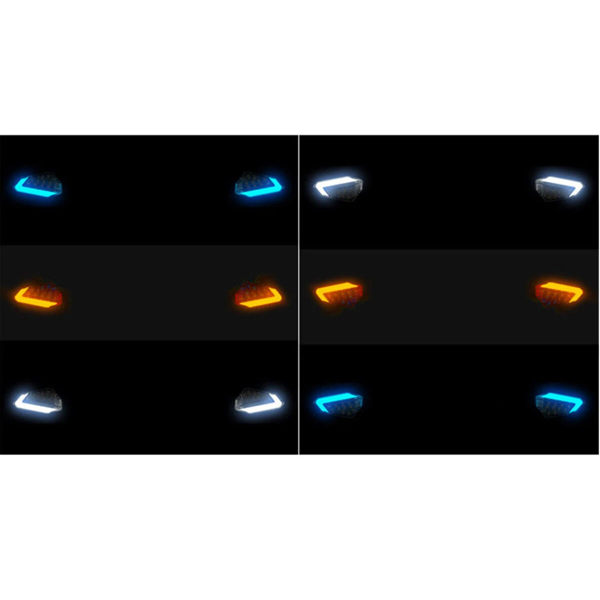 12V Motorcycle LED Turn Signal Lights Running Daytime Light Brightness DRL — view 6