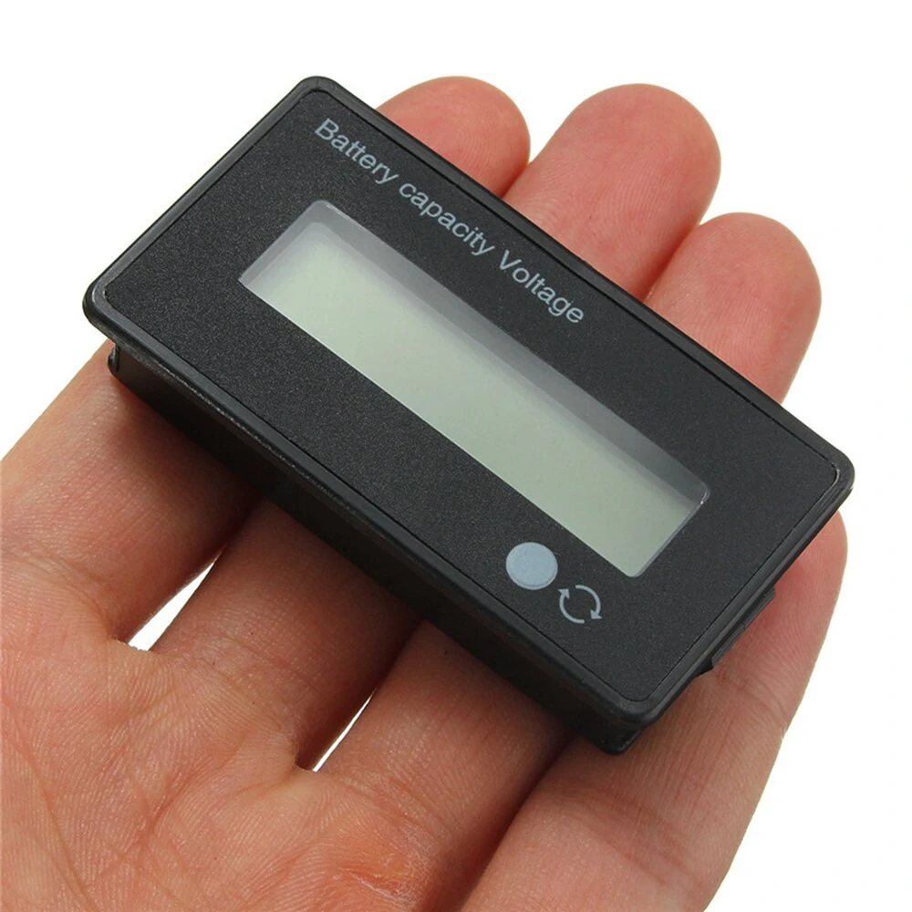 12V/24V/36V/48V 8-70V LCD Acid Lead 3.7V Lithium Battery Capacity Indicator Digital Voltmeter — view 10